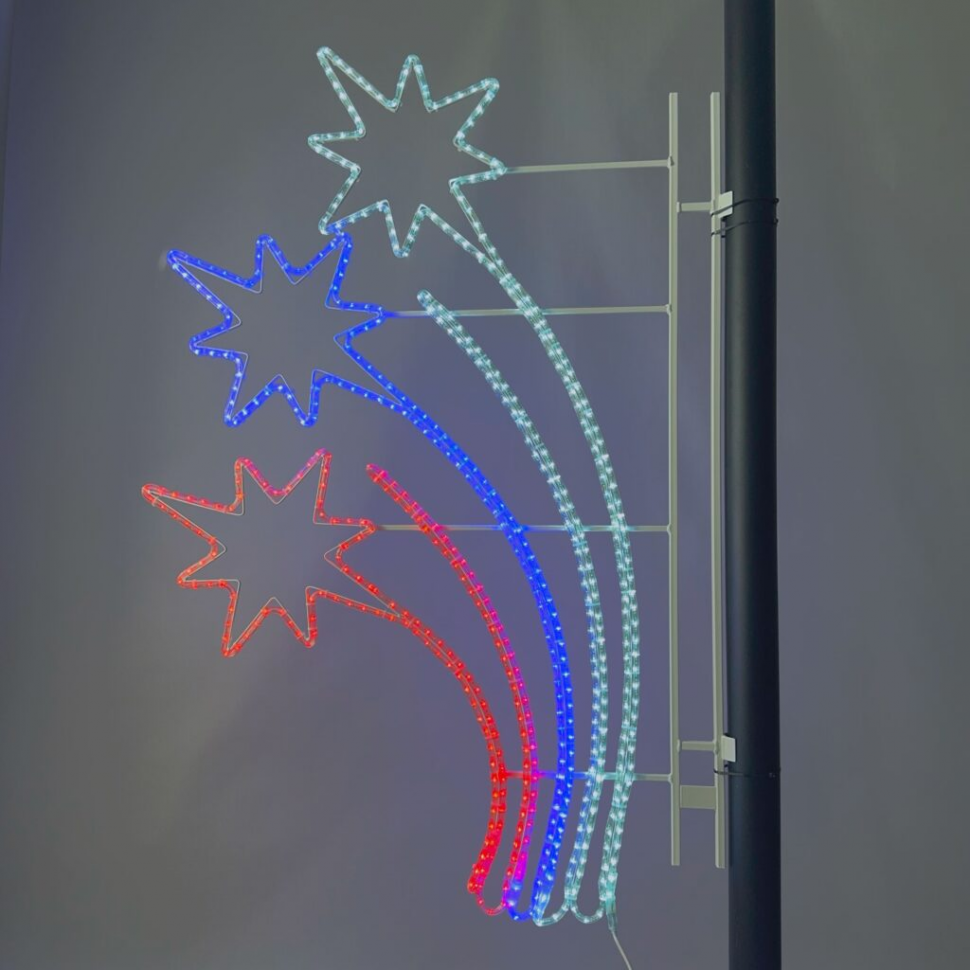Светодиодная консоль Салют 95*170 см., триколор, LTC (SKL9-220RBW)
