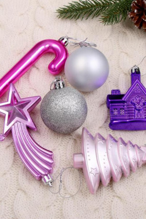 Набор украшений пластик Вечер чуда 18 шт., Зимнее Волшебство (4941983)