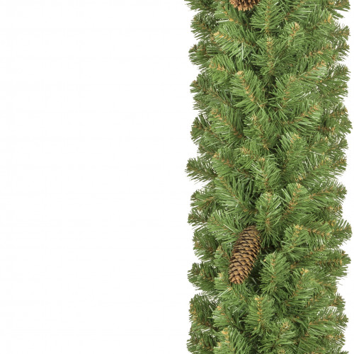 Хвойная гирлянда Снежная королева с шишками  270*30 см., ПВХ, ЕлкиТорг (23001)