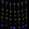 Светодиодный занавес 2*3 м., 600 разноцветных LED ламп, черный провод ПВХ, LTC (PCL602-11-2M)