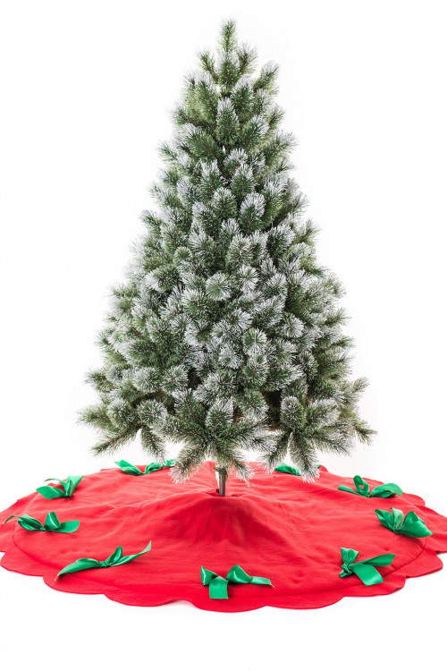 Искусственная сосна Скарлетт с инеем 120 см., Леска,  ЕлкиТорг (96120)