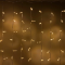 Светодиодный занавес 200 теплых белых LED ламп, 2*1 м., мерцание, прозрачный провод ПВХ, Teamprof (TPF-CS2*1F-CT/WW)