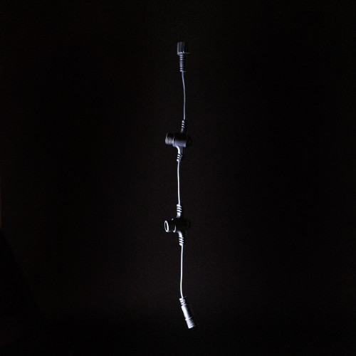 Разветвитель 3-х лучевой для нитей 24В. без возможности управления, провод черный ПВХ, IP65, LTC (PR13-ST)