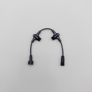 Разветвитель 3-х лучевой для нитей 24В. без возможности управления, провод черный ПВХ, IP65, LTC (PR13-ST)