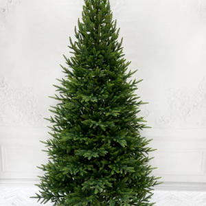 Искусственная ель Королевская стройная зеленая 230 см., 100% литая, TDL (70029)