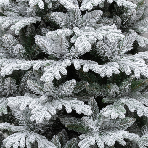 Искусственная елка Пермская заснеженная 150 см., Литая хвоя+ПВХ, ЕлкиТорг (274150)