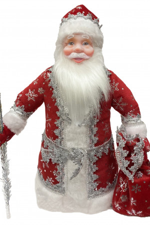  Дед Мороз под елку КРАСНЫЙ 40 см., Батик (ДМ-10)