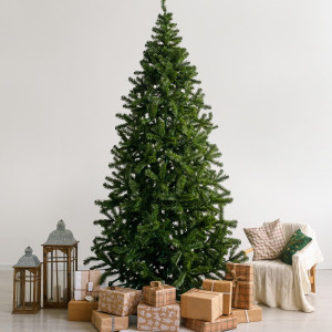 Интерьерная искусственная елка Рублевская зеленая 7 м., ствольная, ПВХ, Green Trees (GT7RUPVC)