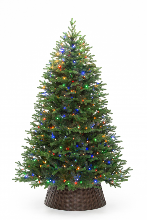 Искусственная елка Ванкувер 300 см., мульти/теплых белых Led ламп (2в1), Литая+ПВХ, ЕлкиТорг (174300)