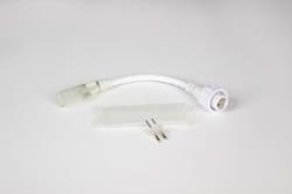 Переходник нить — 2-проводной для дюралайта DL-2W 10мм., белый, 1 шт., TeamProf (TPF-EC2-015-S-DL-10mm-W)