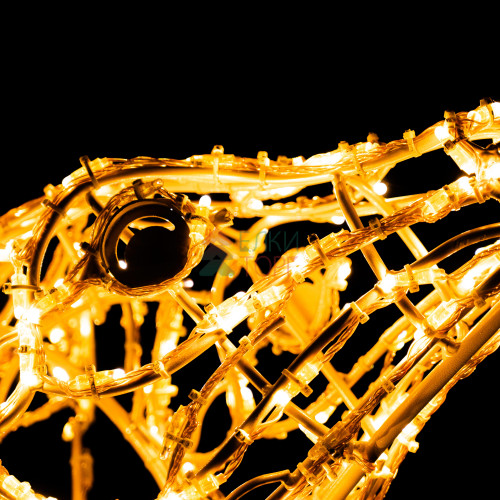 Светодиодная фигура Олененок золотой Premium 2,11 м., Conso (OL351)