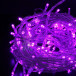 Светодиодная гирлянда с возможностью динамики 20 м., 200 пурпурных LED ламп, 24V., прозрачный силиконовый провод, IP65, Beauty Led (EST200-3W10-1PU)