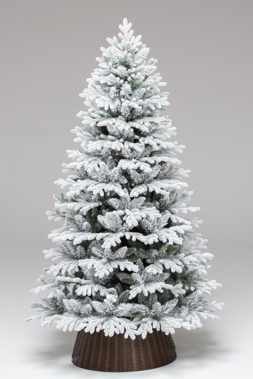 Искусственная елка Пермская заснеженная 120 см., Литая хвоя+ПВХ, ЕлкиТорг (274120)