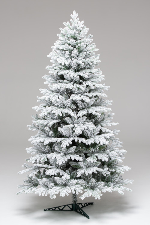 Искусственная елка Пермская заснеженная 120 см., Литая хвоя+ПВХ, ЕлкиТорг (274120)