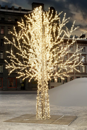 Светодиодное дерево Декоративное золотое 3.3 м., Conso (SP103-s350)