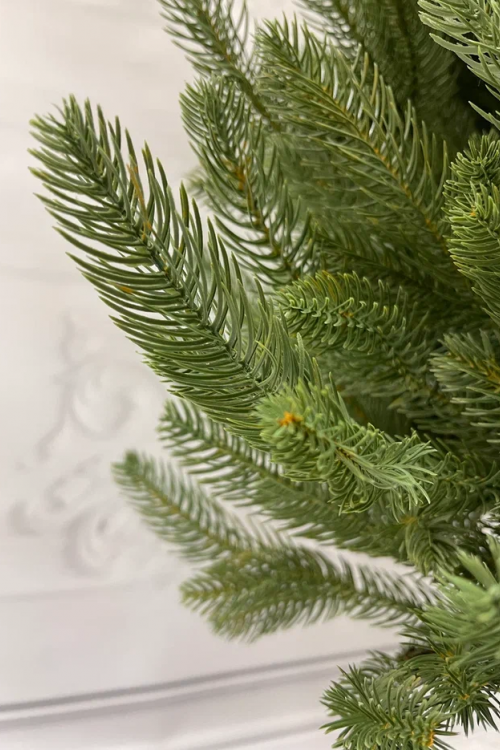 Ель Пышная Премиум 90 см. в кашпо, 100% литая хвоя, TreeDeLux (70177)