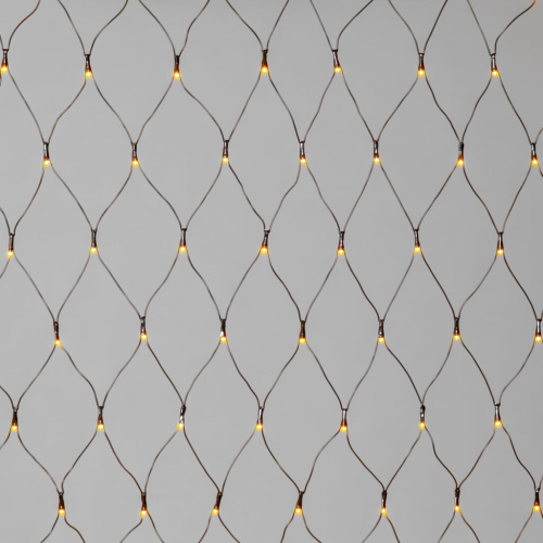 Светодиодная Сетка 2*3 м., 24V, 384 желтых LED, провод чёрный ПВХ, IP54, LTC (NTL384M-11-1Y)