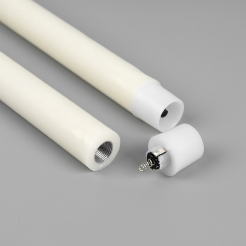 Набор светодиодных свечей 2×25×2 см., пластик, воск, батарейки АААх2, белые, 2 шт., Luazon Lighting (9907629)