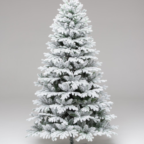 Искусственная елка Пермская заснеженная 180 см., Литая хвоя+ПВХ, ЕлкиТорг (274180)