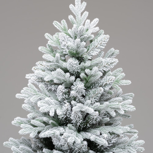 Искусственная елка Пермская заснеженная 180 см., Литая хвоя+ПВХ, ЕлкиТорг (274180)