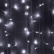 Светодиодный мерцающий занавес 2*3 м, 220V., 600 холодных белых LED ламп, прозрачный ПВХ, Beauty Led (PCL602BL-10-2W)