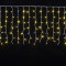Светодиодный занавес с мерцающим диодом 5*0.7 м., 350 теплых белых LED ламп, белый провод, Winner Light (ww.03.6W.350+)
