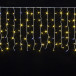 Светодиодный занавес с мерцающим диодом 5*0.7 м., 350 теплых белых LED ламп, белый провод, Winner Light (ww.03.6W.350+)