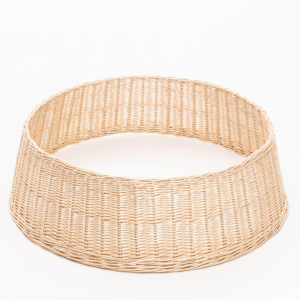 Корзина для декорирования основания елки 105*30 см., белая, натуральная, ЕлкиТорг (105-226)