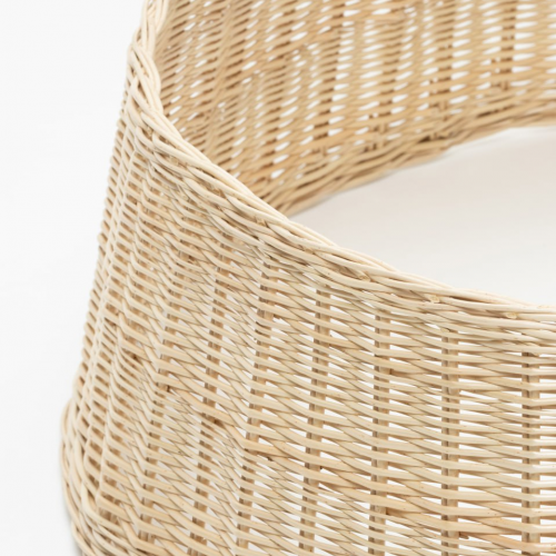 Корзина для декорирования основания елки 105*30 см., белая, натуральная, ЕлкиТорг (105-226)