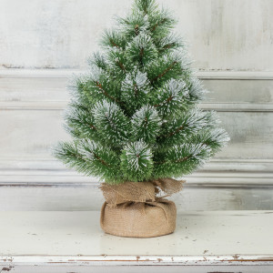 Искусственная сосна Скарлетт с инеем 60 см., Леска, ЕлкиТорг (96060)