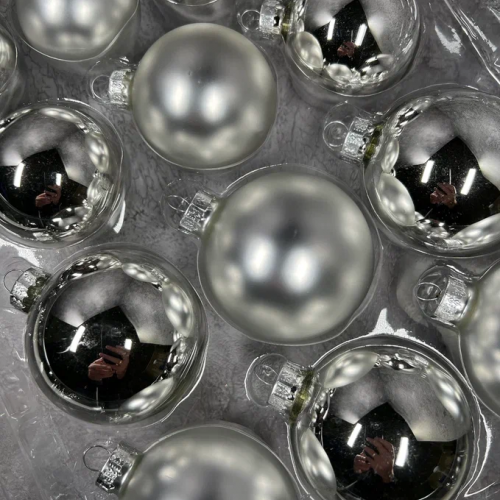 Набор стеклянных шаров Серебро 26 шт., Christmas DeLuxe (83179-86453)