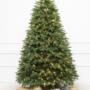 Искусственная елка Парижанка 270 см.,779 теплых белых LED ламп, Литая хвоя+ПВХ, ЕлкиТорг (138270)