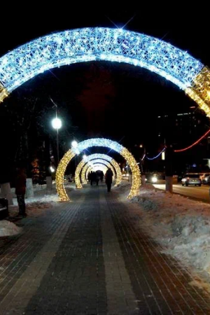 Светодиодная арка Круглая композит 350 см. 1 шт., Сад Радости (SR211)