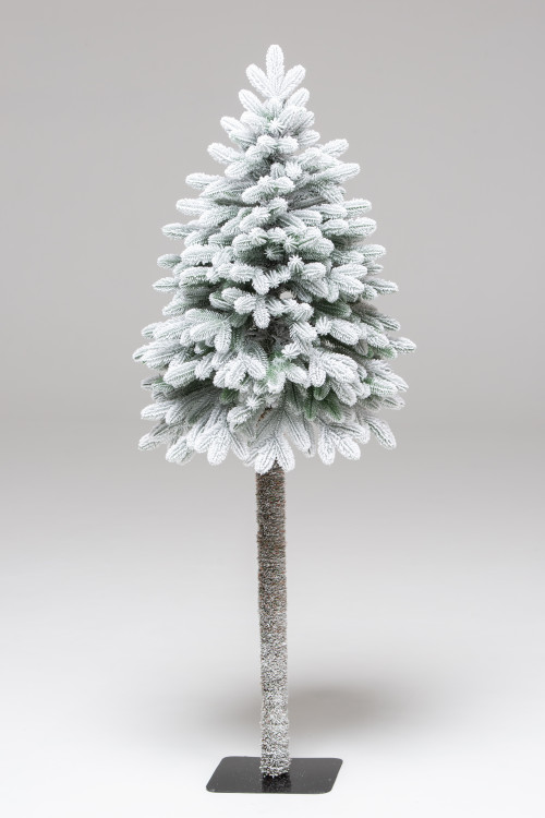 Искусственная елка Валдайская заснеженная 150 см., 100% литая хвоя, ЕлкиТорг (272150)