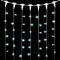 Светодиодный занавес 1*6 м., 600 белых LED ламп, прозрачный провод ПВХ, LTC (PCL601-10-2W)