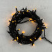 Светодиодная гирлянда Sealed с супер - мерцанием 10 м., 220V ., 75 желтых LED ламп, черный каучук, LTC (LL75ABL-1-2Y)