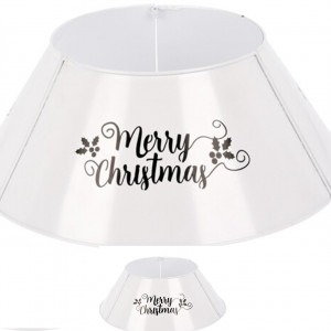 Декорация для основания елки Веселое рождество 45x45x16 см., белый, Koopman (575900060/1)