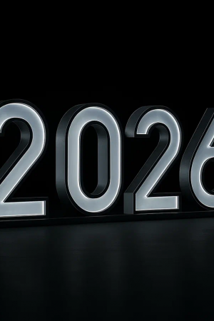 Светодиодные цифры &quot;2026&quot; 200 см., Сад Радости (SR015)