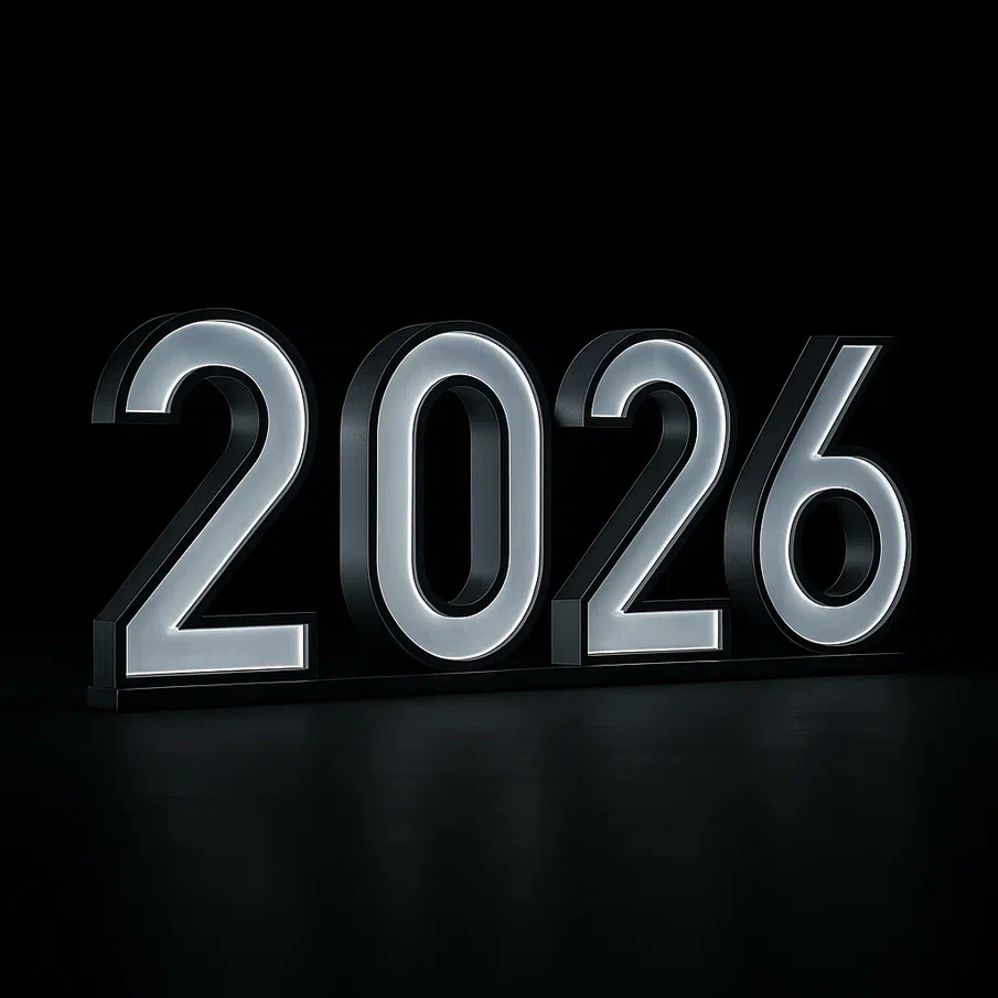 Светодиодные цифры "2026" 200 см., Сад Радости (SR015)