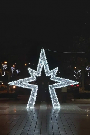 Светодиодная арка Звезда Рождественская 450 см., Сад Радости (SR212)