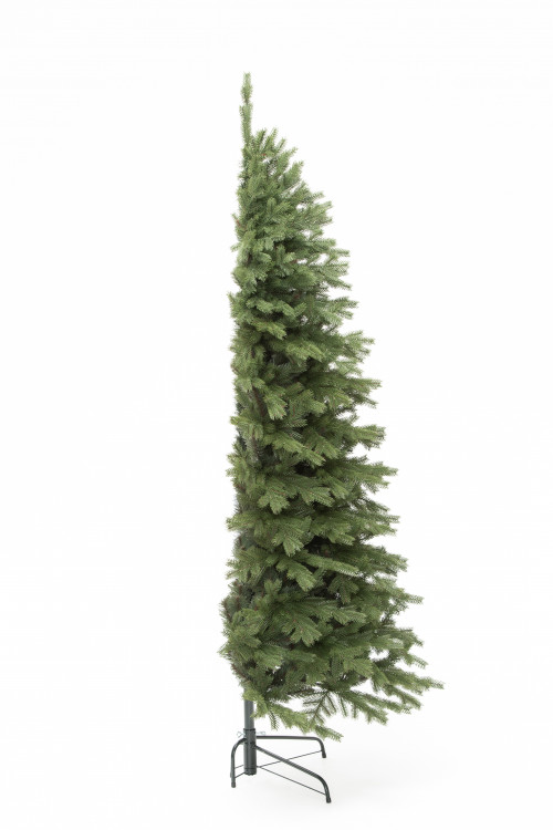 Искусственная елка пристенно-угловая Графская Премиум 210 см., Литая хвоя+ПВХ, ЕлкиТорг (69210)