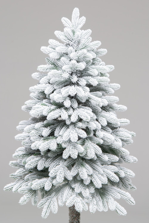 Искусственная елка Валдайская заснеженная 180 см., 100% литая хвоя, ЕлкиТорг (272180)