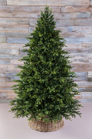 Ель Королевская премиум 155 см., Литая хвоя+ПВХ, TreeDeLux (73166)