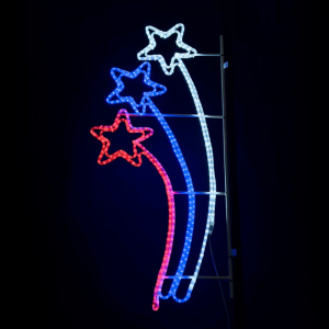 Светодиодная консоль Три кометы, 70*150 см., триколор, LTC (SKL8-220RBW)