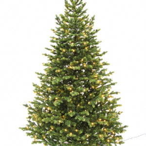 Ель Городская, 100% литая хвоя, 280 ламп, 215 см., Black Box (74546)