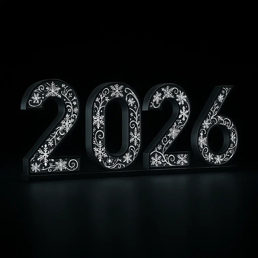 Светодиодные цифры "2026" 200 см., Сад Радости (SR016)