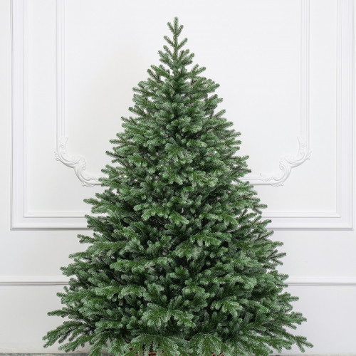 Искусственная елка Архангельская 240 см., 590 теплых белых ламп, 100% литая хвоя, ЕлкиТорг (215240)