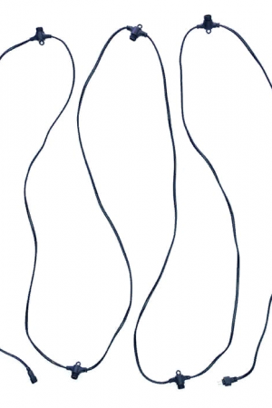 Комплект подключения с 5 коннекторами 24V., 5 м., провод черный ПВХ, Beauty led (SLL5-11-1)