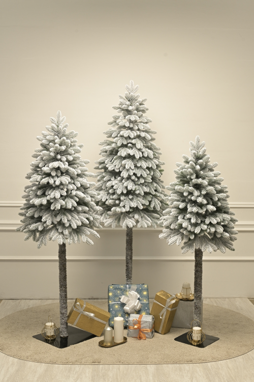 Искусственная елка Валдайская заснеженная 210 см., 100% литая хвоя, ЕлкиТорг (272210)