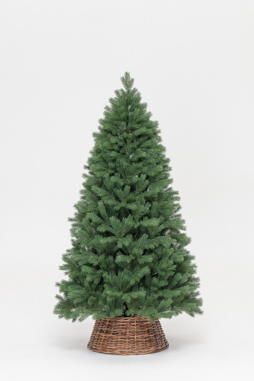 Искусственная елка Приозерская 270 см., теплые белее лампы, 100% литая хвоя, ЕлкиТорг (264270)